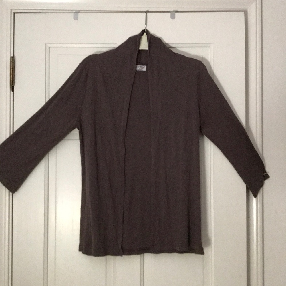 Michael Stars taupe duster sweater. Size OS.